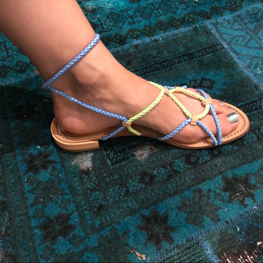 Strappy leather sandal